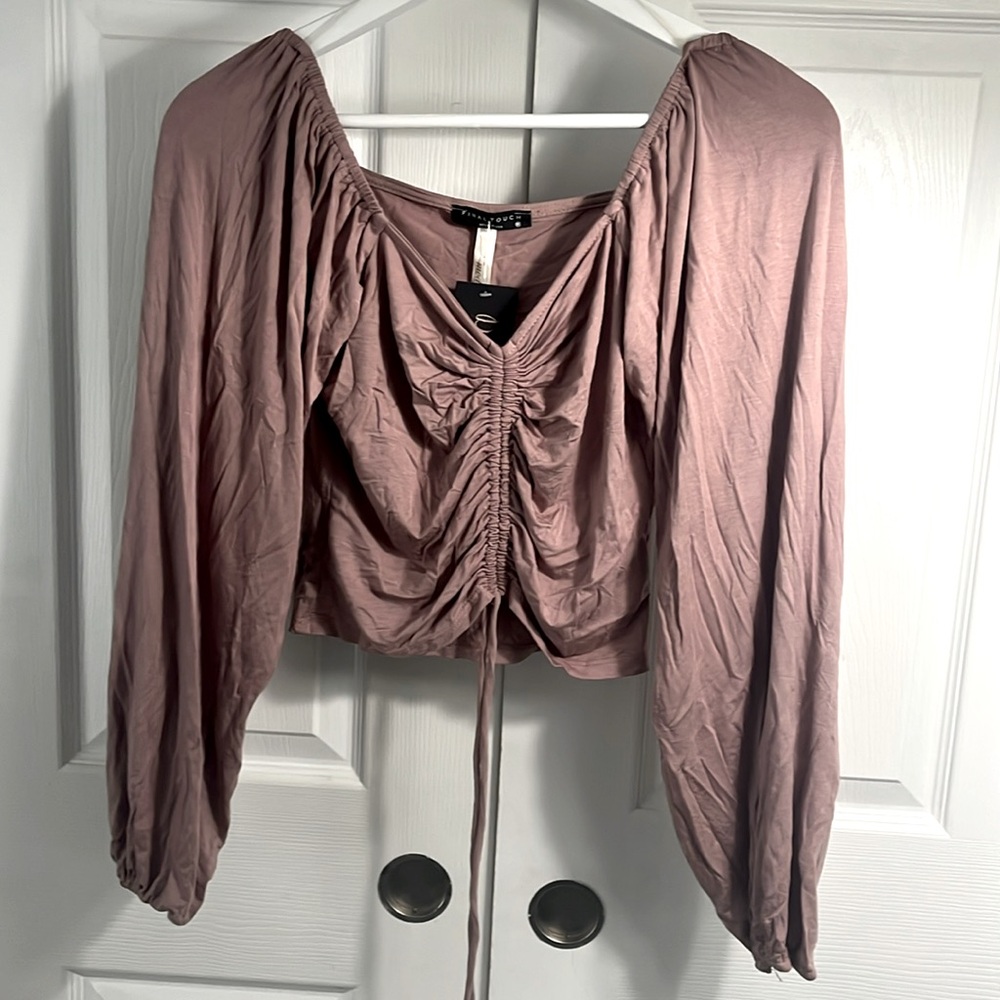 NWT scrunch top